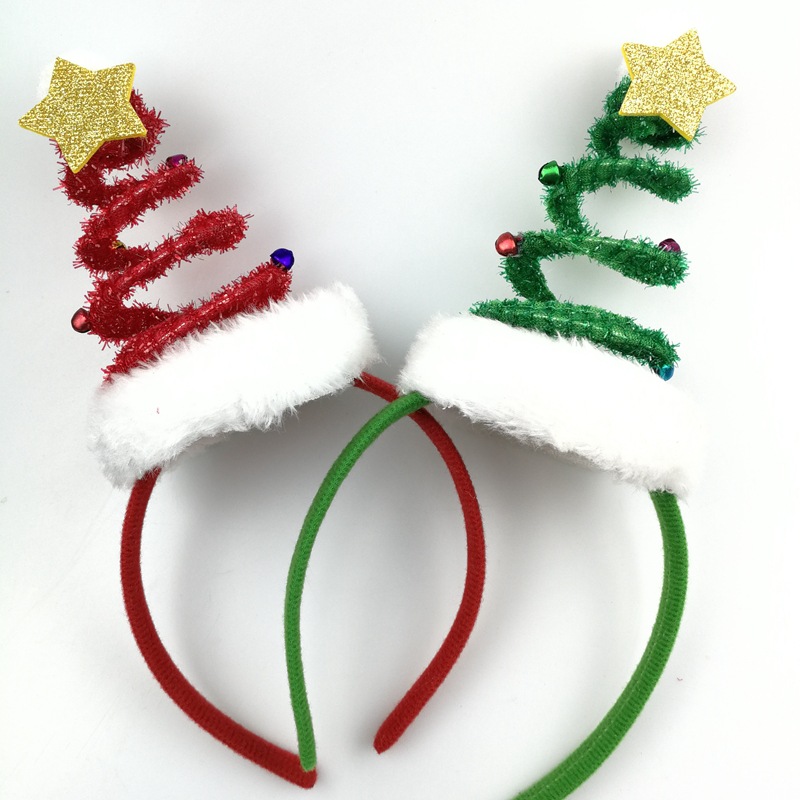 New Christmas Decorative Head Hoop Festival Party Props Spring Hat Headband Spring Rotating Hat Head Buckle New Christmas Decorative Head Hoop Festival Party Props Spring Hat Headband Spring Rotating Hat Head Buckle