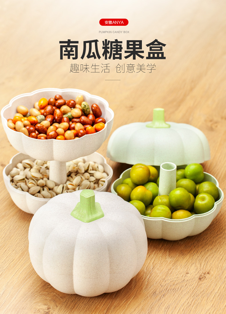 box fruit tray MidAutumn Festival Spring Festival double dry fruit tray box snacks melon seeds creative storage tray box fruit tray MidAutumn Festival Spring Festival double dry fruit tray box snacks melon seeds creative storage tray