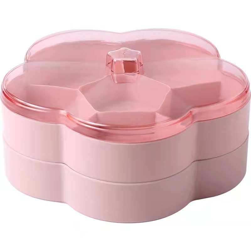 Candy Box  Seeds Candied Fruit Storage Tray Candy Box Spring Festival Wedding Single Layer Double Layer
