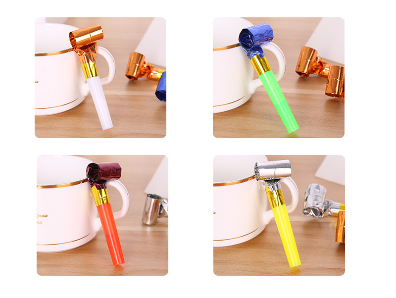 Blowing Dragon Whistle 6cm Children's Party Horn Trumpet Toy Dot Children's Day Party Paper Children's Stall Supply Blowing Dragon Whistle 6cm Children's Party Horn Trumpet Toy Dot Children's Day Party Paper Children's Stall Supply