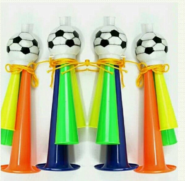 Toy wholesale football World Cup plastic football whistle trumpet to support prop small Toy wholesale football World Cup plastic football whistle trumpet to support prop small