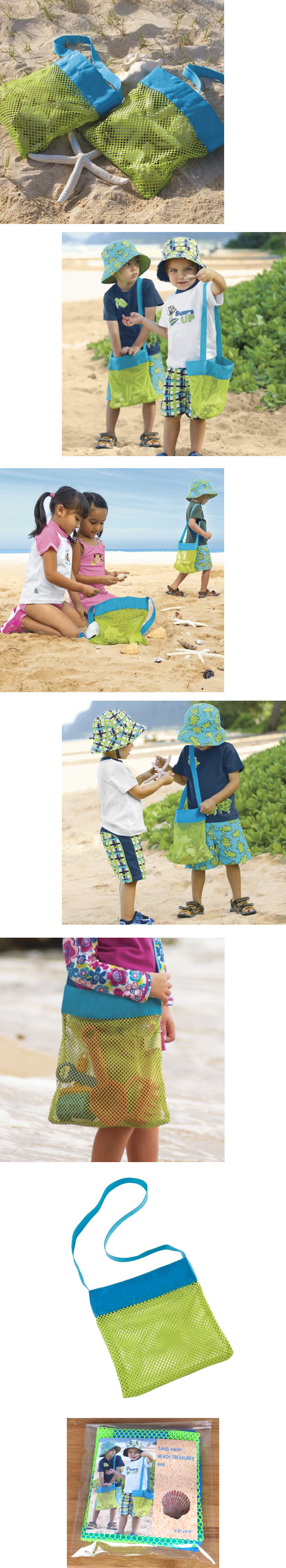 Children collection bags baby beach shells on the beach tool toy storage bag easy to carry shoulder trumpet Children collection bags baby beach shells on the beach tool toy storage bag easy to carry shoulder trumpet