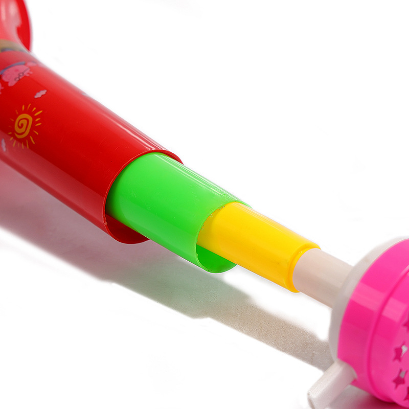 Three-Section Big Horn Children Horn Toy Fans Football Horn Retractable Horn Push Stall Cheerleading Cheer trumpet toy Three-Section Big Horn Children Horn Toy Fans Football Horn Retractable Horn Push Stall Cheerleading Cheer trumpet toy