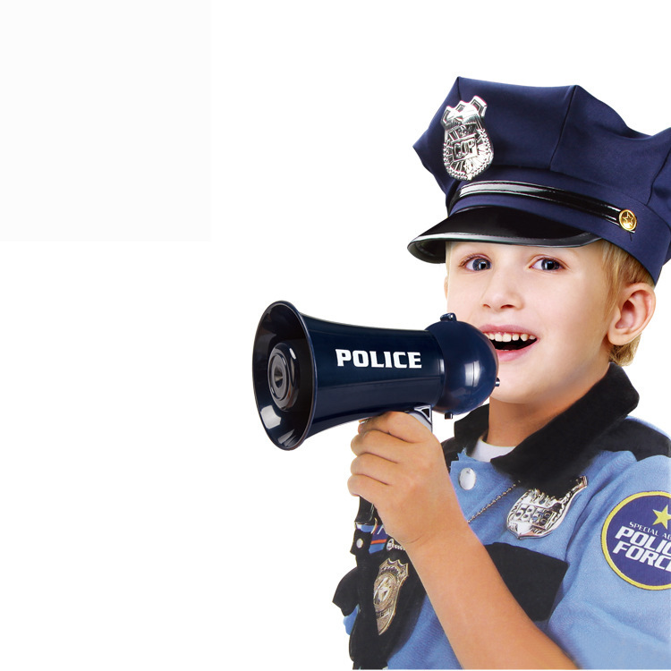 Electric Children&#039;s Toy New Mini Sound Speaker Role Play Props Police Trumpet