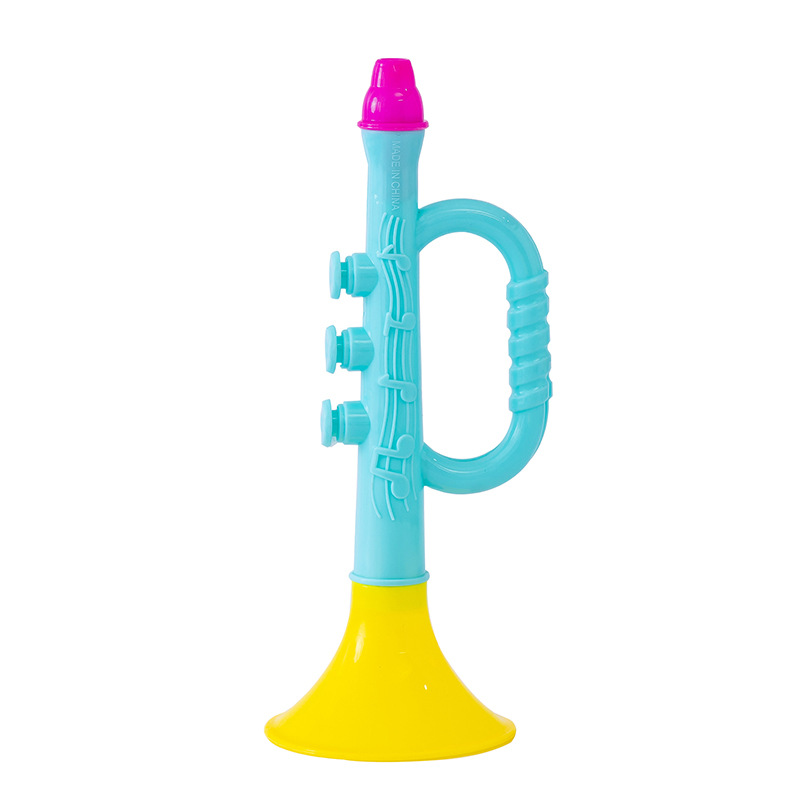 Early Education Puzzle Come on Cheer Can Play Simulation Musical Instrument Color Speaker Kindergarten Gifts trumpet toy