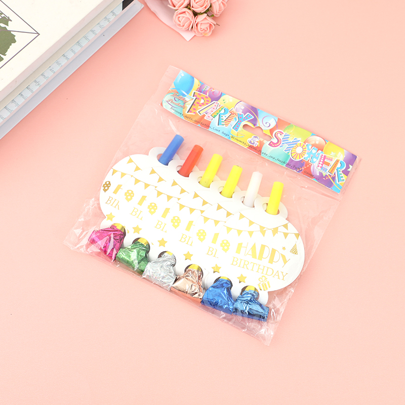 Children&#039;s Small Toys Plastic Small Blowing Dragon Whistle Birthday Party Cheer Small Gift Wholesale Gold Paper Blowing Dragon Small Horn