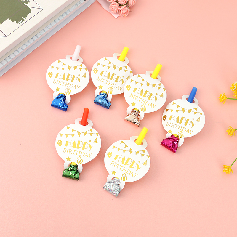 Children&#039;s Small Toys Plastic Small Blowing Dragon Whistle Birthday Party Cheer Small Gift Wholesale Gold Paper Blowing Dragon Small Horn