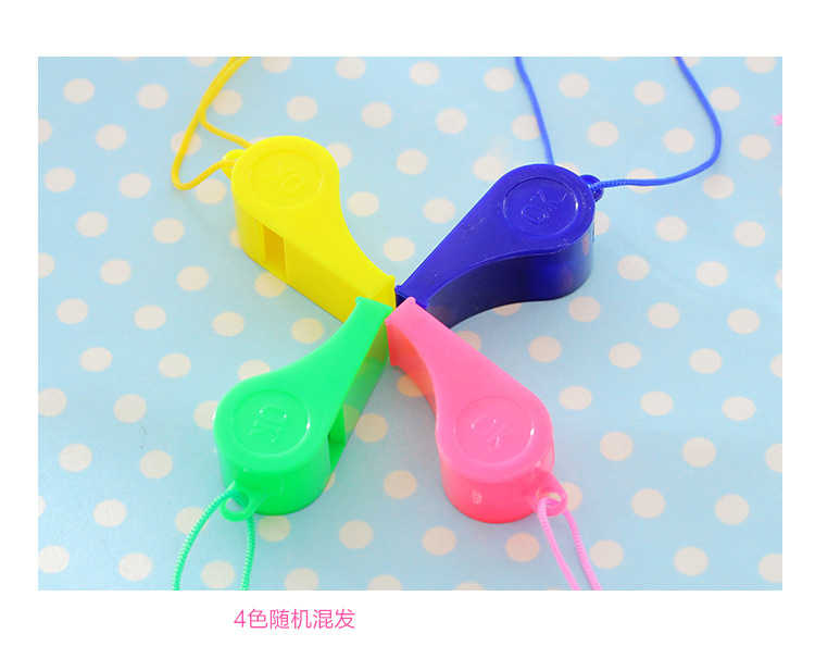 Whistle Children's Toy Colorful Cheer up Referee Whistle Fans Student Small Gift Wholesale OK Whistle Ball Whistle Horn