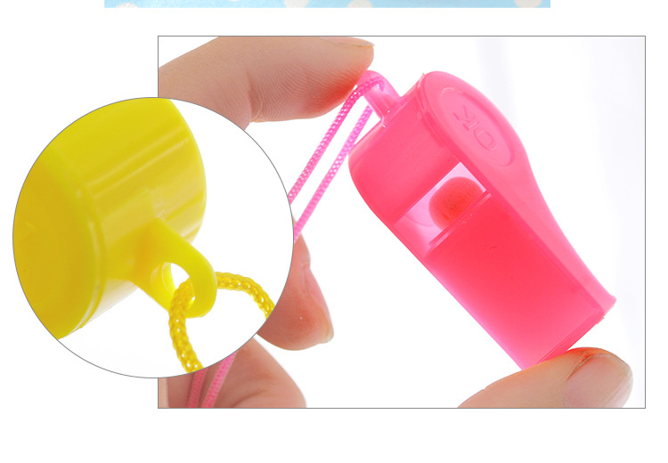 Whistle Children's Toy Colorful Cheer up Referee Whistle Fans Student Small Gift Wholesale OK Whistle Ball Whistle Horn