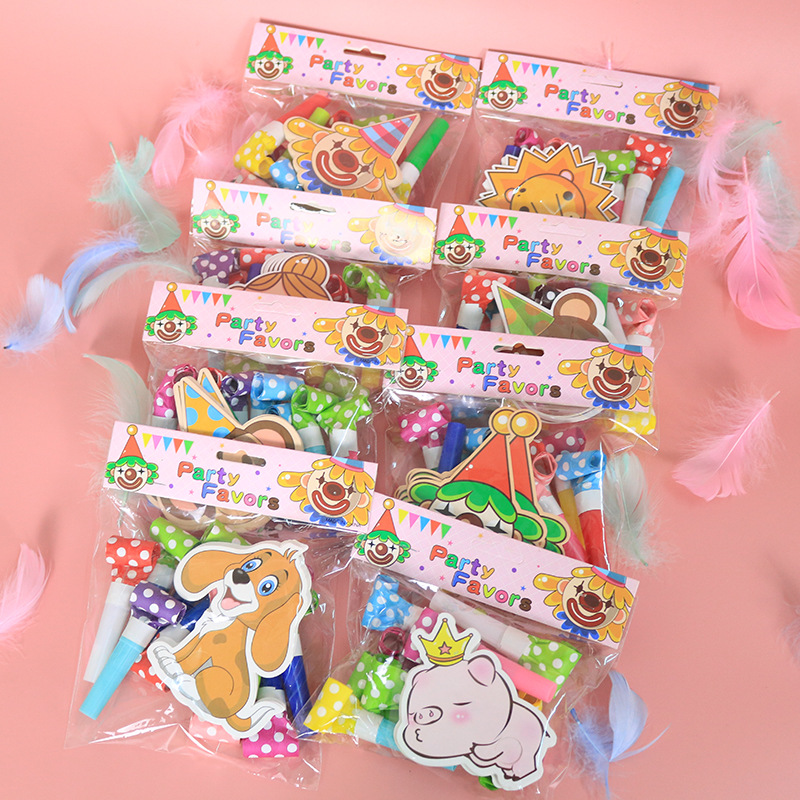 Blowing Dragon Whistle Party Horn Party Birthday Party Toys Long Nose Children Whistle Cheerleading Cheering Props