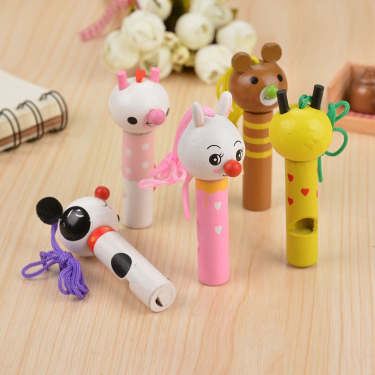 Cartoon Animal-Shaped Whistle Children's Toys Kindergarten Prizes Children's Gift Stationery Wholesale Whistle Horn