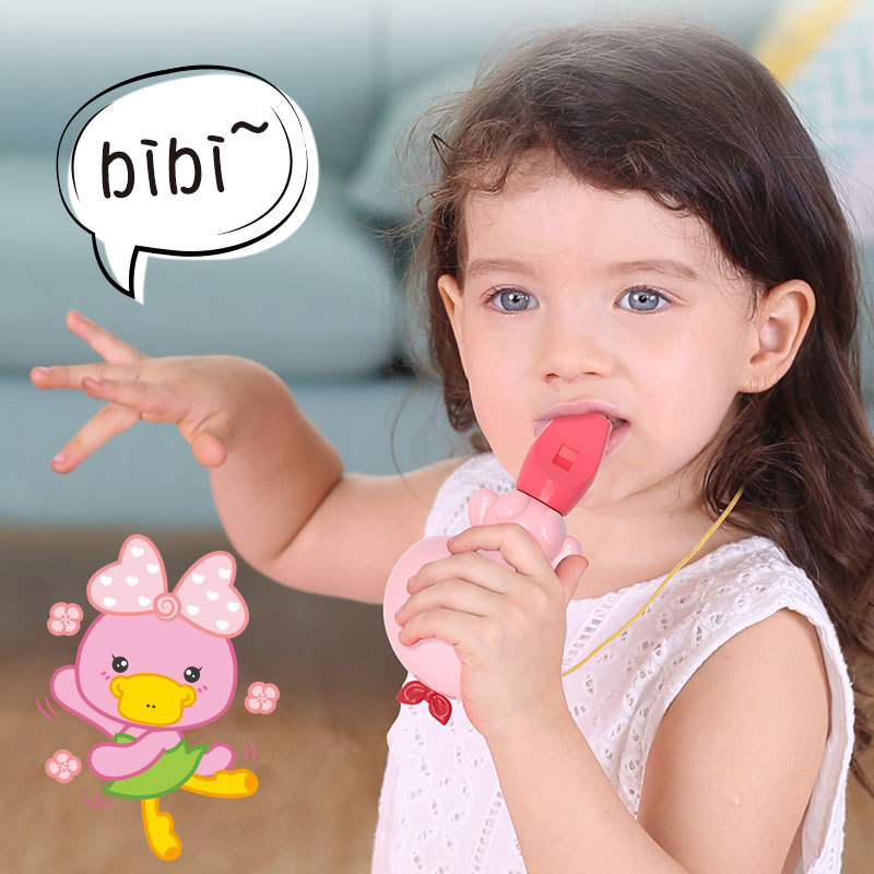 Platypus Baby Whistle Small Horn Kindergarten Cartoon Duck Whistle Pendant Children Whistle Whistle Toy Musical Instrument