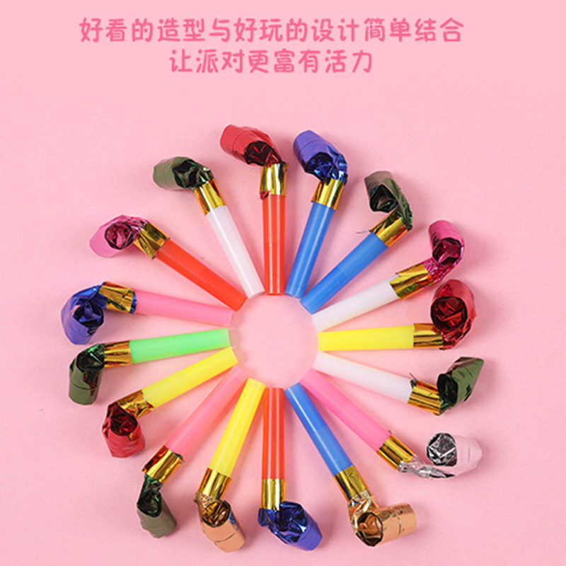 Children's Toy Birthday Blowouts Party Horn Party Funny Dragon Whistle