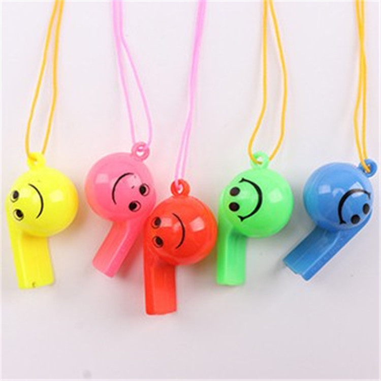 Whistle Referee Brand New Plastic Children with Rope Whistle Fans Whistle Sports Toys Factory Wholesale Whistle Horn
