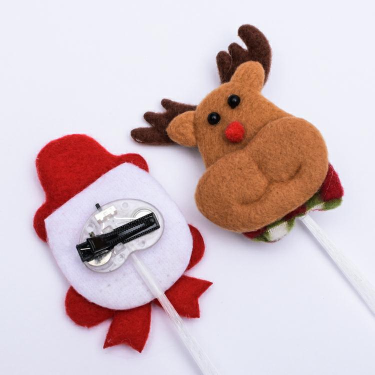 Christmas Decorations Adults and Children Dress up Christmas Luminous Head Buckle Luminous Headband Antlers Headband Christmas Hat