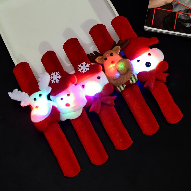 Christmas Decorations Adults and Children Dress up Christmas Luminous Head Buckle Luminous Headband Antlers Headband Christmas Hat