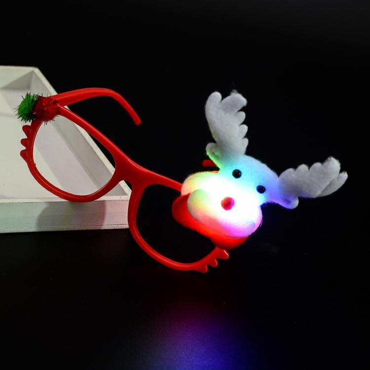 Christmas Decorations Adults and Children Dress up Christmas Luminous Head Buckle Luminous Headband Antlers Headband Christmas Hat