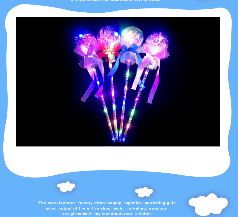 Year Of Tiger Small Gift Luminous Headband Antlers Magic Wand Headband Children 'S Toys Wholesale Push Night Market Stall Supply
