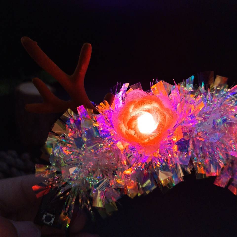 Cross-Border New Arrival Christmas Headband Luminous Elk Berry Antlers Headdress Party Show Factory Direct Supply Cross-Border New Arrival Christmas Headband Luminous Elk Berry Antlers Headdress Party Show Factory Direct Supply