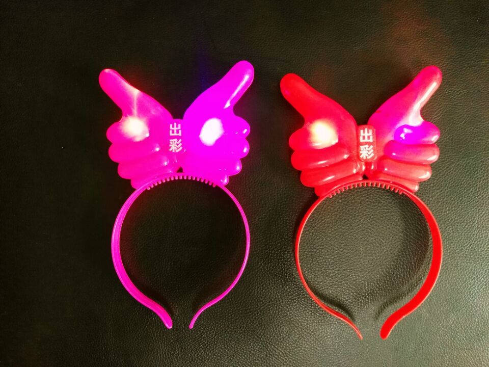 Shuangwei Toy New Luminous Horn Antlers Cheering Props Luminous Headband Headdress Wholesale Stall Toys