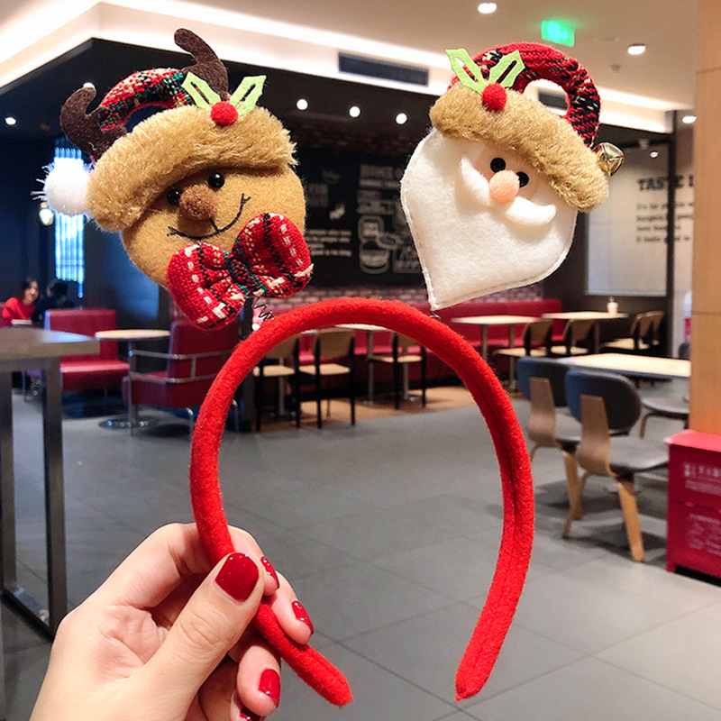 festival Holiday Dress up Antlers Headdress Female Online Influencer Luminous Old Man Headband Buckle Decorations festival Holiday Dress up Antlers Headdress Female Online Influencer Luminous Old Man Headband Buckle Decorations