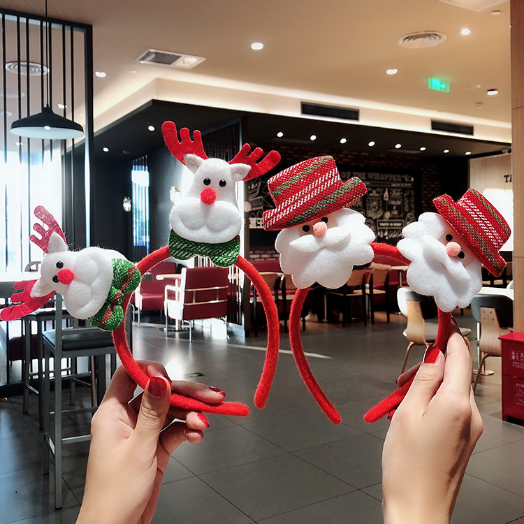 festival Holiday Dress up Antlers Headdress Female Online Influencer Luminous Old Man Headband Buckle Decorations festival Holiday Dress up Antlers Headdress Female Online Influencer Luminous Old Man Headband Buckle Decorations