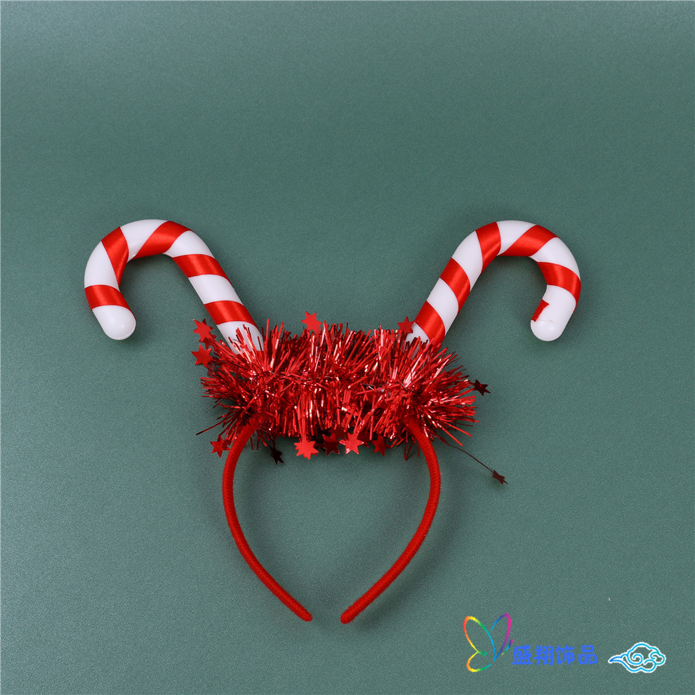 Christmas Hair Accessories Antlers Luminous Headband Children&#039;s Holiday Performance Hairpin Hair Hoop Small Gift Jewelry