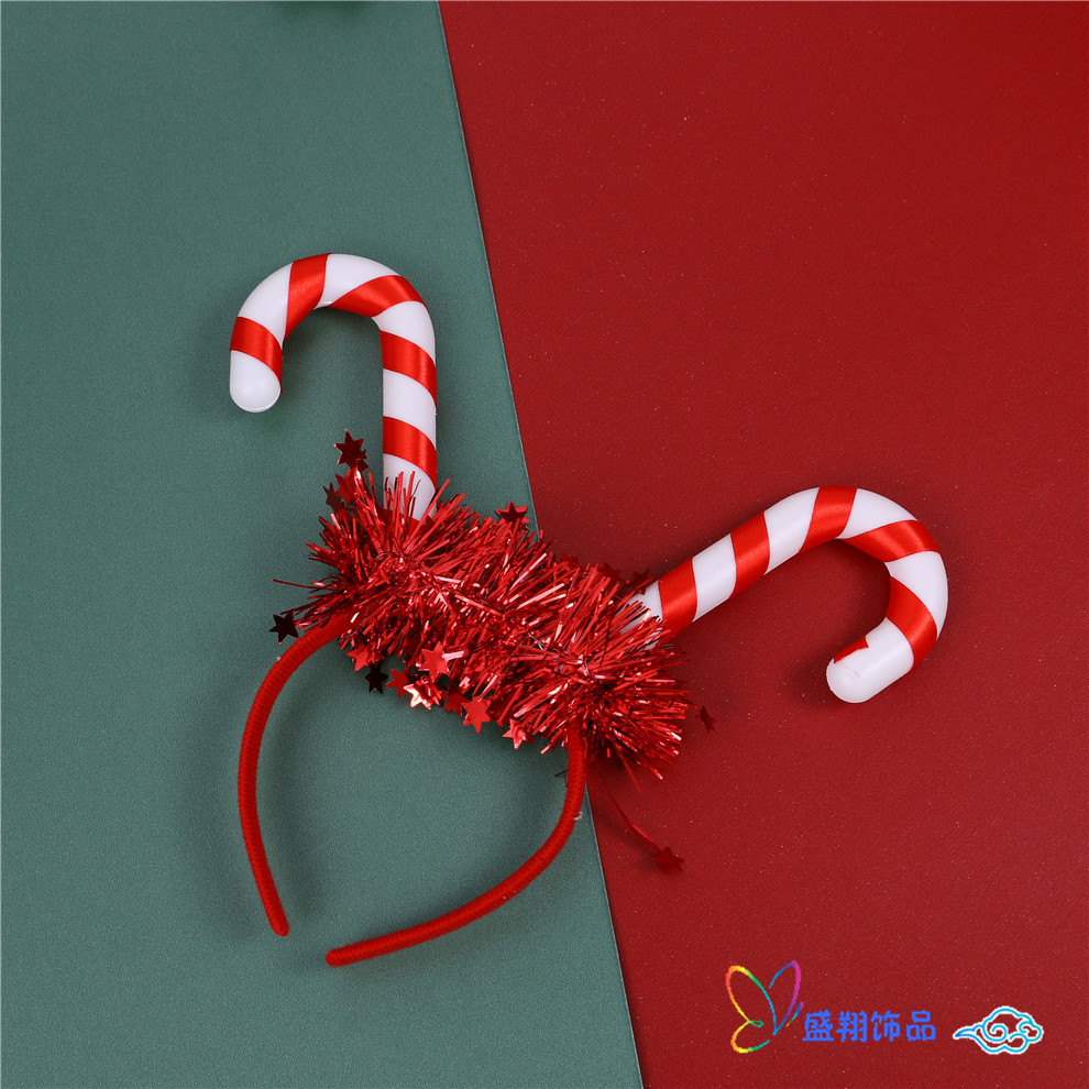 Christmas Hair Accessories Antlers Luminous Headband Children&#039;s Holiday Performance Hairpin Hair Hoop Small Gift Jewelry