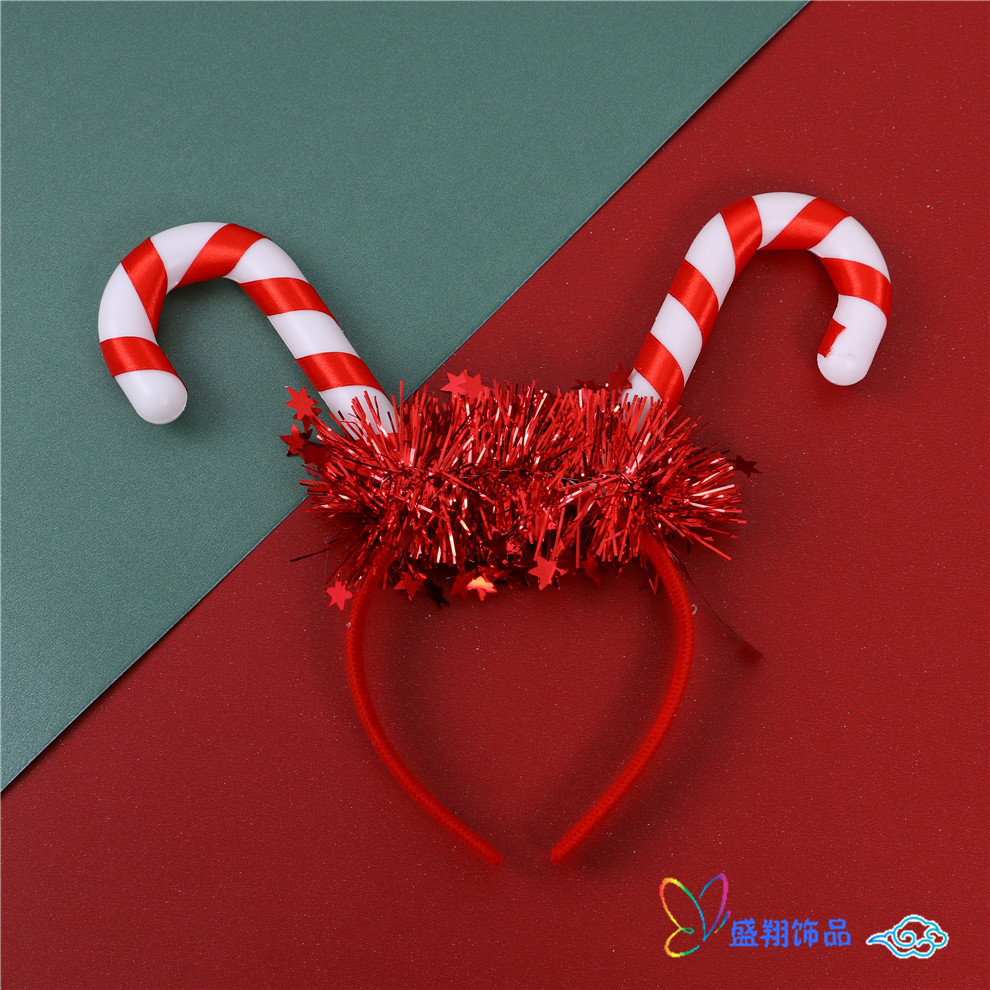 Christmas Hair Accessories Antlers Luminous Headband Children's Holiday Performance Hairpin Hair Hoop Small Gift Jewelry
