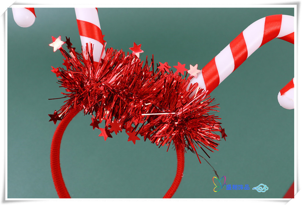 Christmas Hair Accessories Antlers Luminous Headband Children's Holiday Performance Hairpin Hair Hoop Small Gift Jewelry