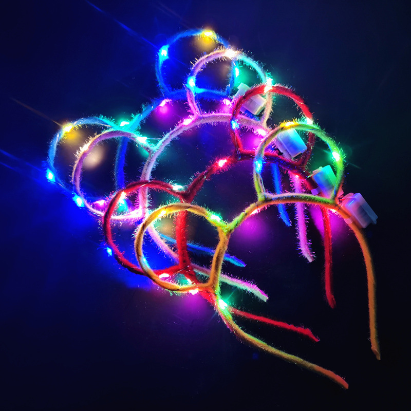 Christmas Luminous Headband Antlers Headband Magic Wand Children's Toys Wholesale Night Market Stall Push Small Gifts Christmas Luminous Headband Antlers Headband Magic Wand Children's Toys Wholesale Night Market Stall Push Small Gifts