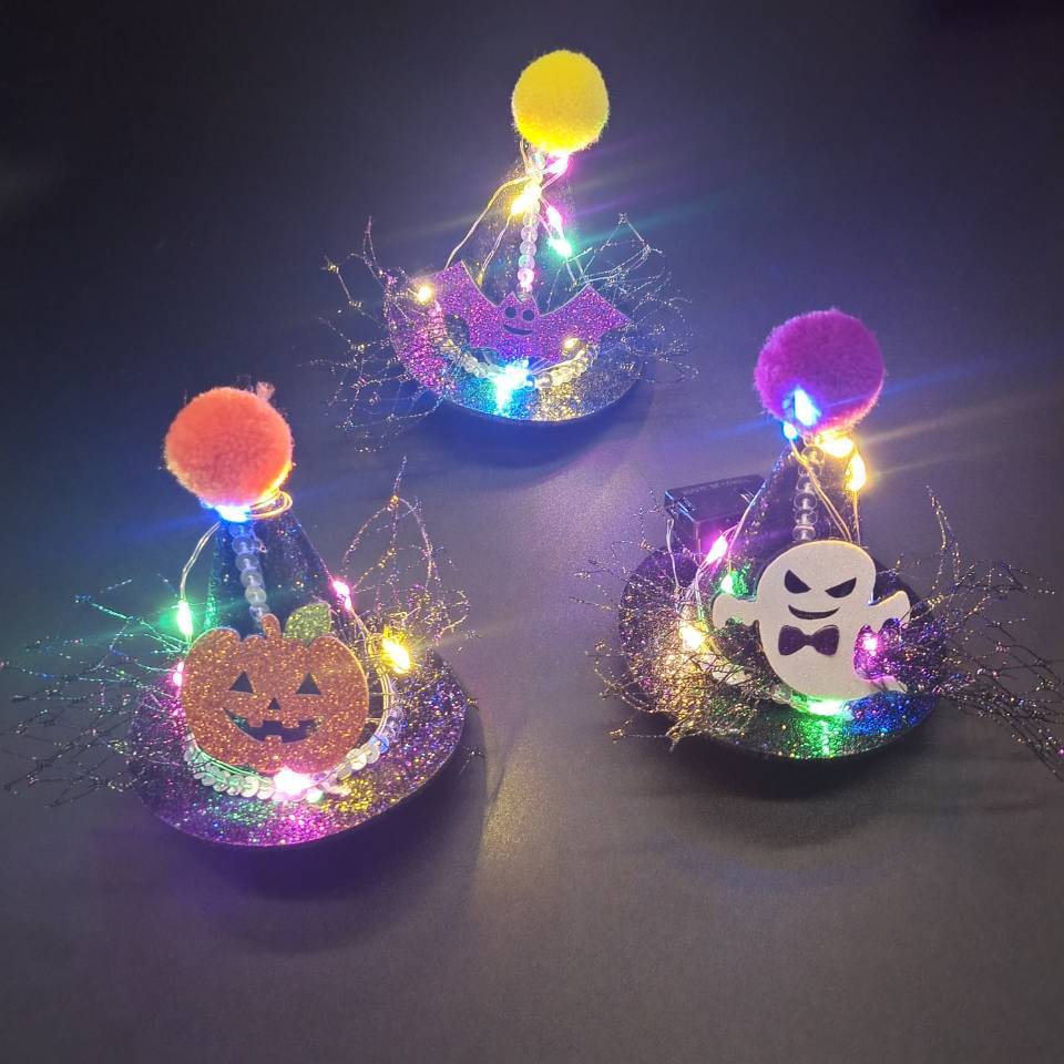 Christmas New Headdress Halloween Luminous Barrettes Elk Headband Seaside Antlers Hair Accessories Head