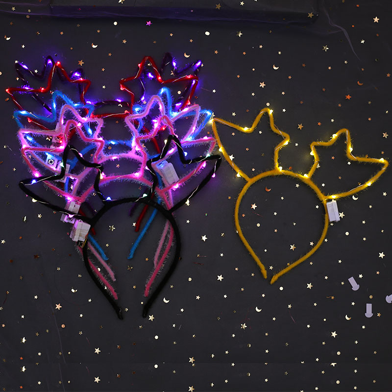 New Luminous Antlers Elk Christmas Headband New Year's Day Spring Festival Headdress Luminous Concert Luminous Headband Hot Sale New Luminous Antlers Elk Christmas Headband New Year's Day Spring Festival Headdress Luminous Concert Luminous Headband Hot Sale