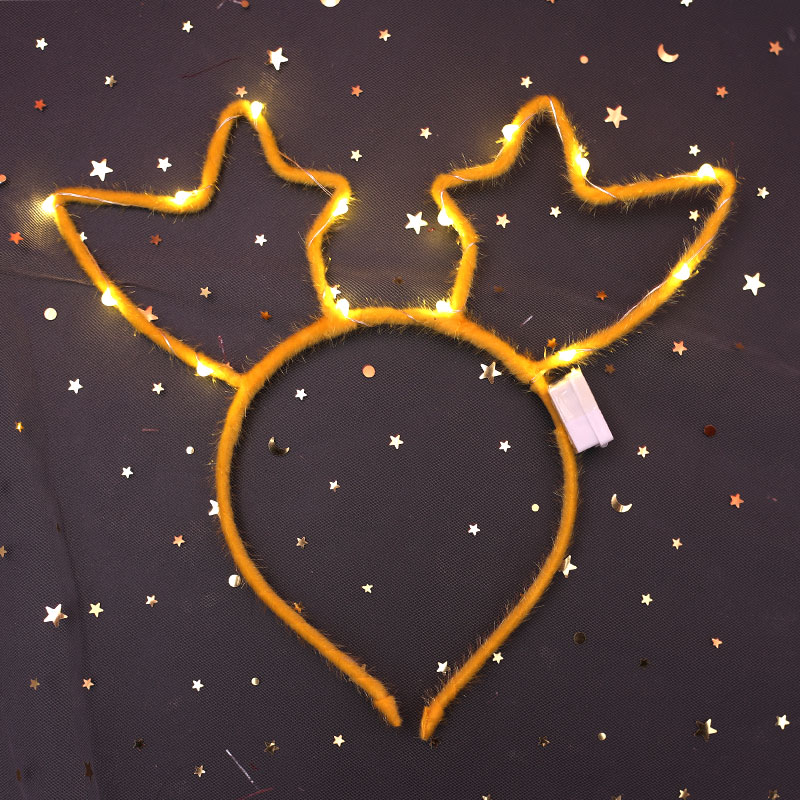 New Luminous Antlers Elk Christmas Headband New Year's Day Spring Festival Headdress Luminous Concert Luminous Headband Hot Sale New Luminous Antlers Elk Christmas Headband New Year's Day Spring Festival Headdress Luminous Concert Luminous Headband Hot Sale