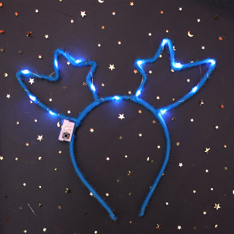 New Luminous Antlers Elk Christmas Headband New Year's Day Spring Festival Headdress Luminous Concert Luminous Headband Hot Sale New Luminous Antlers Elk Christmas Headband New Year's Day Spring Festival Headdress Luminous Concert Luminous Headband Hot Sale