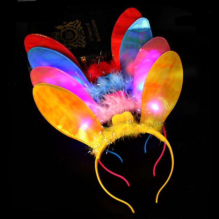 88 New Luminous Horn Antlers Crown Barrettes Bow Headdress Flash Fluorescent Toy Batch Luminous Antlers 88 New Luminous Horn Antlers Crown Barrettes Bow Headdress Flash Fluorescent Toy Batch Luminous Antlers