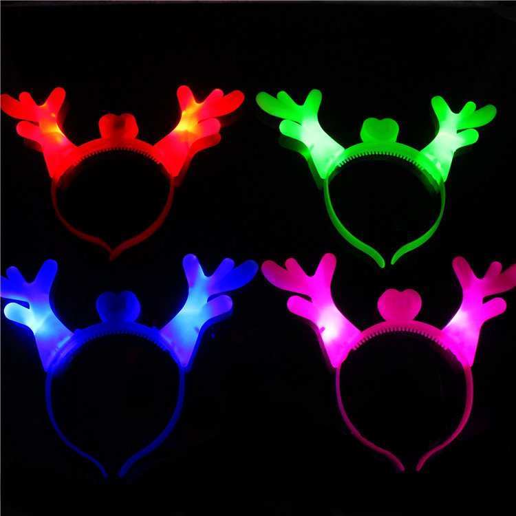 88 New Luminous Horn Antlers Crown Barrettes Bow Headdress Flash Fluorescent Toy Batch Luminous Antlers 88 New Luminous Horn Antlers Crown Barrettes Bow Headdress Flash Fluorescent Toy Batch Luminous Antlers