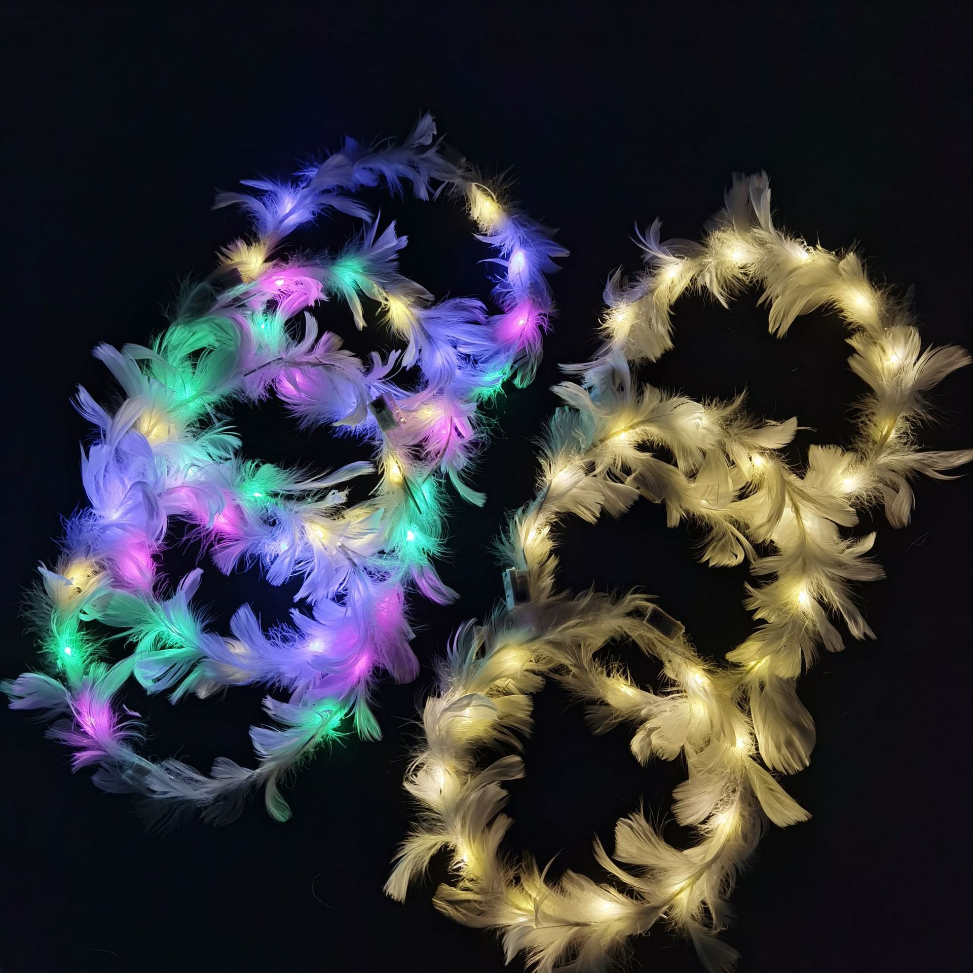 New Luminous Feather Antlers Headdress Christmas Toys Stall Supply Square Night Market Travel Hot Sale at Scenic Spot Toys New Luminous Feather Antlers Headdress Christmas Toys Stall Supply Square Night Market Travel Hot Sale at Scenic Spot Toys