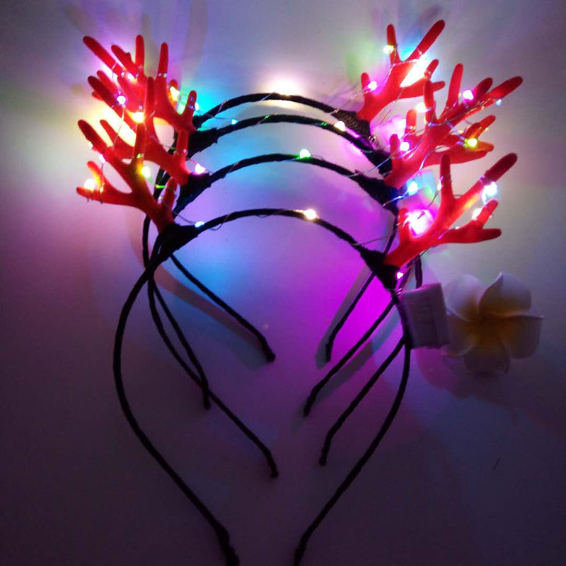 New Luminous Feather Antlers Headdress Christmas Toys Stall Supply Square Night Market Travel Hot Sale at Scenic Spot Toys New Luminous Feather Antlers Headdress Christmas Toys Stall Supply Square Night Market Travel Hot Sale at Scenic Spot Toys