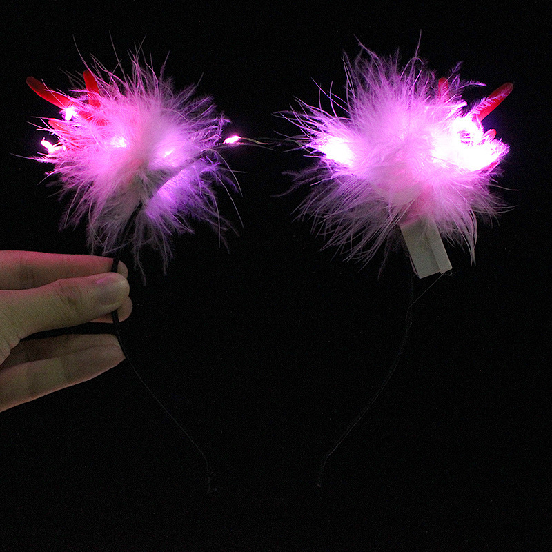 Christmas Headwear Antlers Concert Glowing Headdress Night Market Hot Sale Antlers Headband Wholesale Luminous Antlers Christmas Headwear Antlers Concert Glowing Headdress Night Market Hot Sale Antlers Headband Wholesale Luminous Antlers