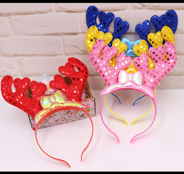 Antlers Factory Direct Sales Concert Cheering Props Luminous Headband Headdress Wholesale Stall Toys Luminous Antlers Antlers Factory Direct Sales Concert Cheering Props Luminous Headband Headdress Wholesale Stall Toys Luminous Antlers