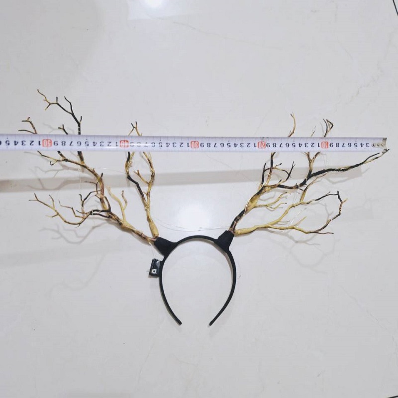 Luminous Antlers Headband Cross-Border New Arrival Christmas Headband Elk Berry Cat Ears Headdress Factory Wholesale Luminous Antlers Headband Cross-Border New Arrival Christmas Headband Elk Berry Cat Ears Headdress Factory Wholesale