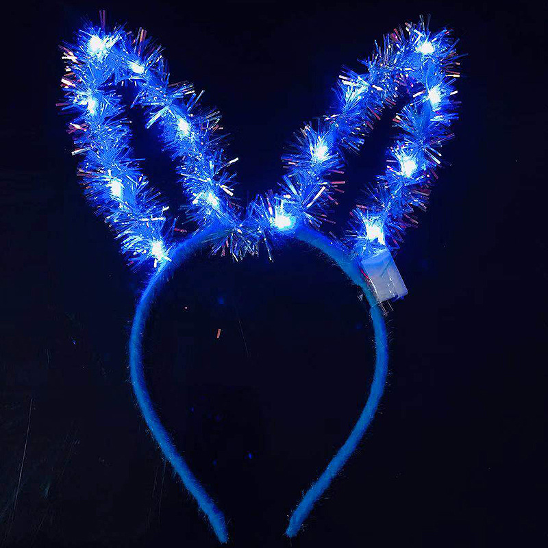 2019 New Bright Silk Luminous Antlers LED Light Flash Antlers Christmas Headwear Stall Night Market Hot Sale Products