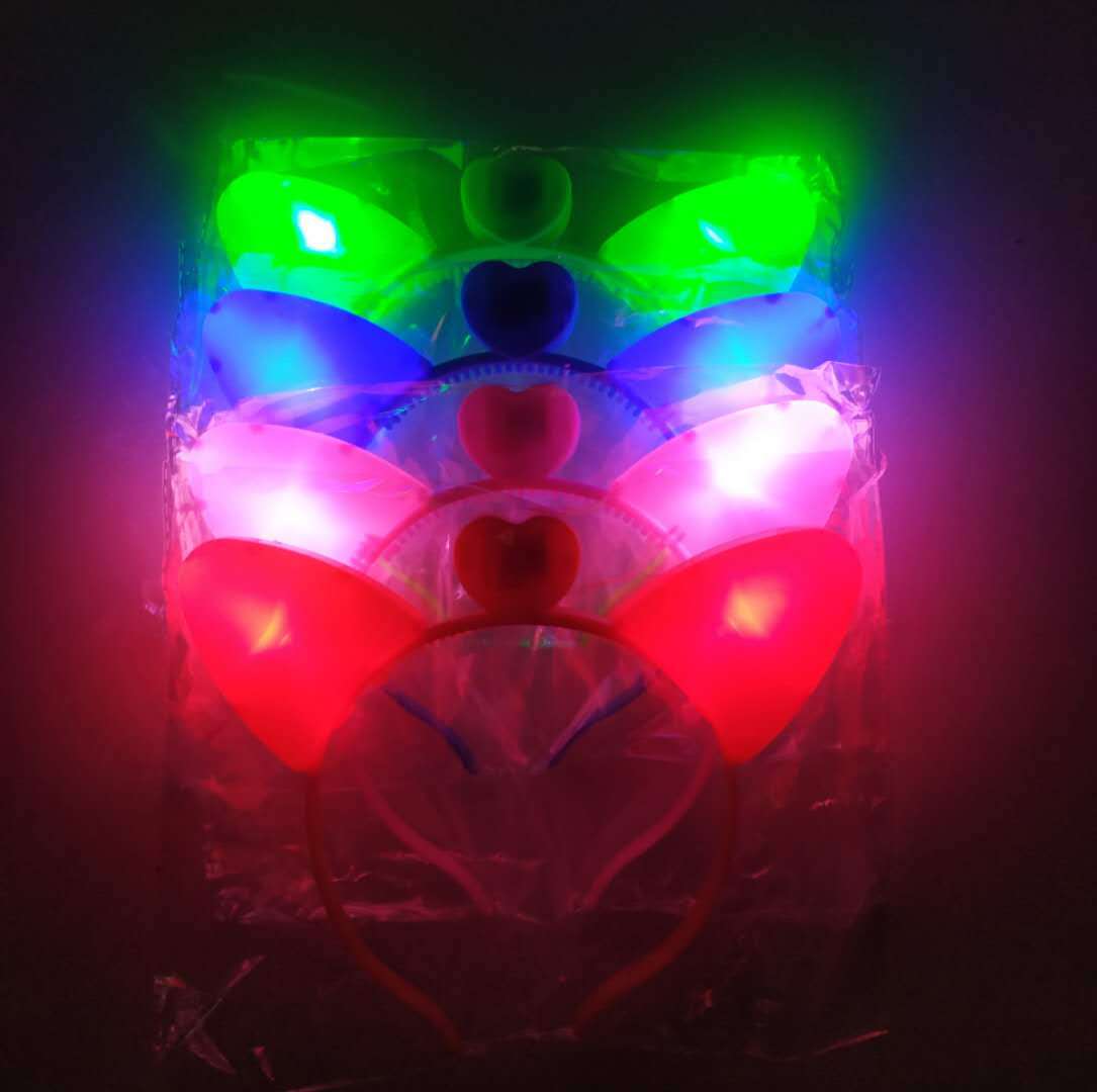 Cat Ear Headband Horn Antlers Butterfly Headband WeChat Business Push Scan Code Gift Push Wholesale Luminous Antlers
