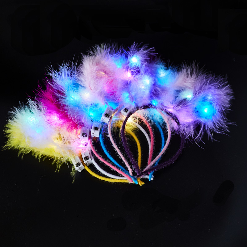 Luminous 10 Lights Rabbit Ears Hair Hoop Flash Antlers Push Cat Ears Mickey Light Included Headband Stall Toys Wholesale Luminous 10 Lights Rabbit Ears Hair Hoop Flash Antlers Push Cat Ears Mickey Light Included Headband Stall Toys Wholesale