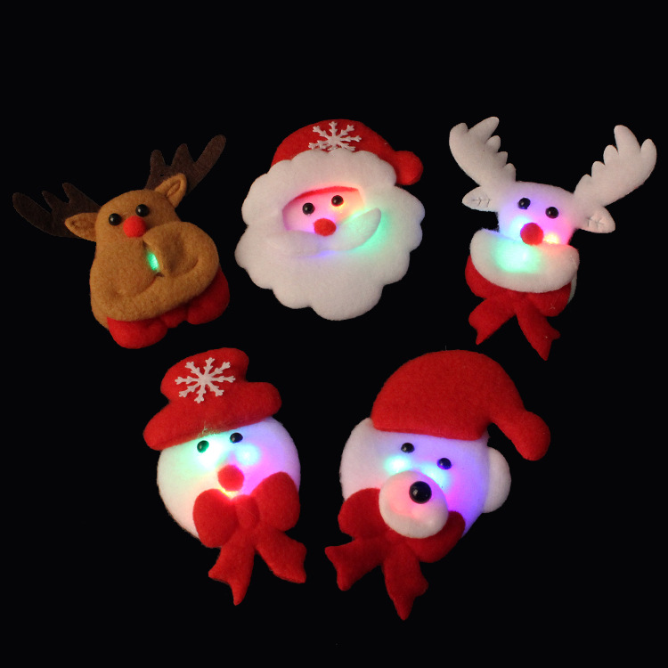 Christmas Decorations Adults and Children Dress up Christmas Luminous Head Buckle Luminous Headband Antlers Headband Christmas Hat