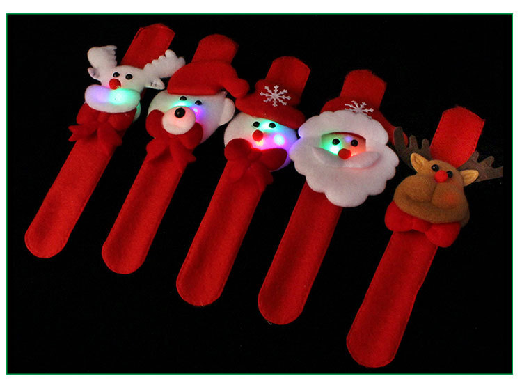 Christmas Decorations Adults and Children Dress up Christmas Luminous Head Buckle Luminous Headband Antlers Headband Christmas Hat