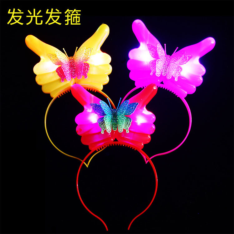 Children's Stall Halloween Large Plastic Flash LED Luminous Headband Luminous Horn Light Luminous Horn Antlers Children's Stall Halloween Large Plastic Flash LED Luminous Headband Luminous Horn Light Luminous Horn Antlers