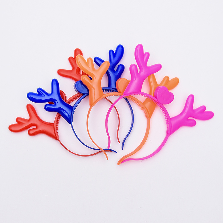 Antlers Flash Christmas Headwear Dragon Horn Led Luminous Toy Night Market Stall Hot Sale Horn Headband Luminous Antlers