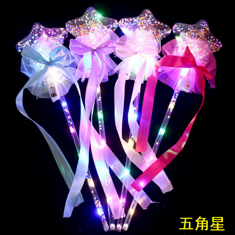 New Flash Magic Wand Glow Stick Children&#039;s Luminous Toys Stall Drainage luminous toys